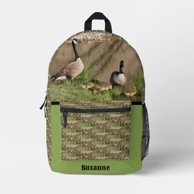 Canada Goose Family Personalisiert Bedruckter Rucksack (Vorderseite)