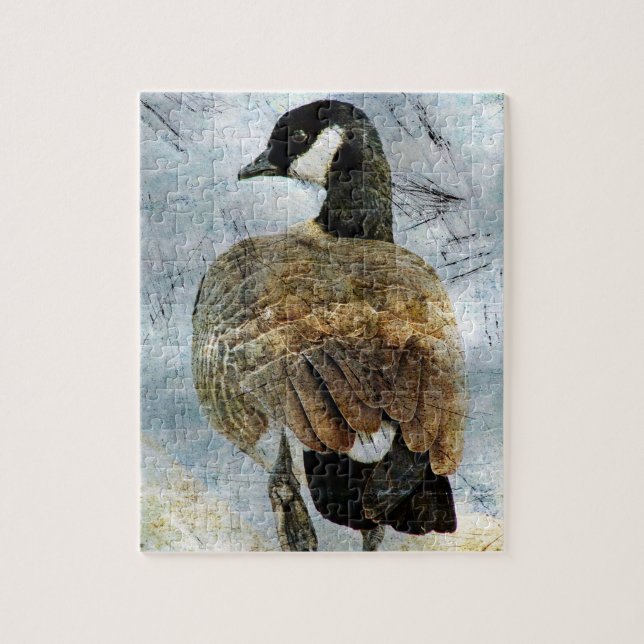 Canada Goose Grunge Puzzle (Vertikal)