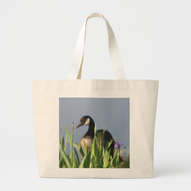 Canada Goose Ire Animal Art Tote Bag Jumbo Stoffbeutel (Vorne)