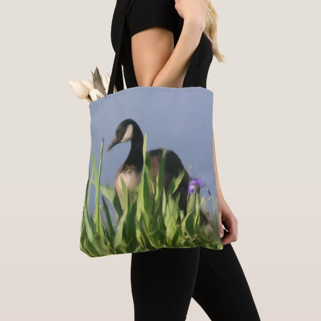 Canada Goose Irises Natureainting (Von Nahem)