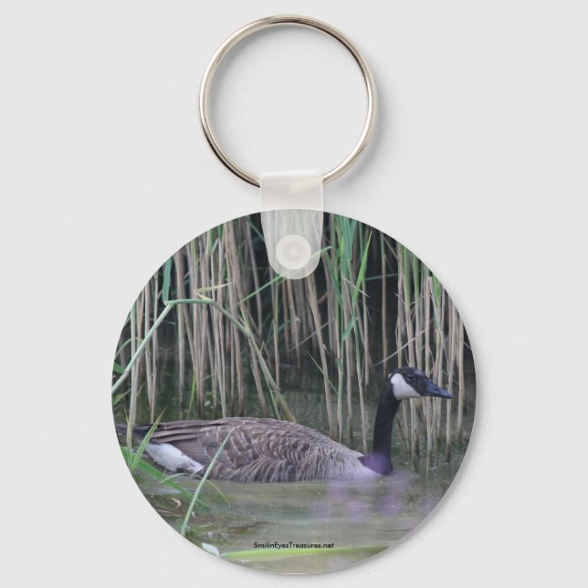 Canada Goose Nature Foto Schlüsselanhänger Keyring (Vorderseite)