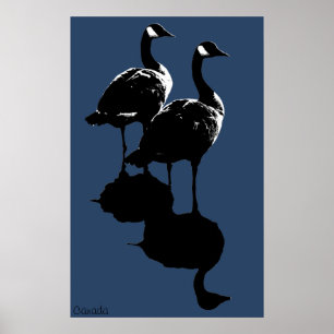 Canada Goose Poster Custom Canada Souvenir Poster
