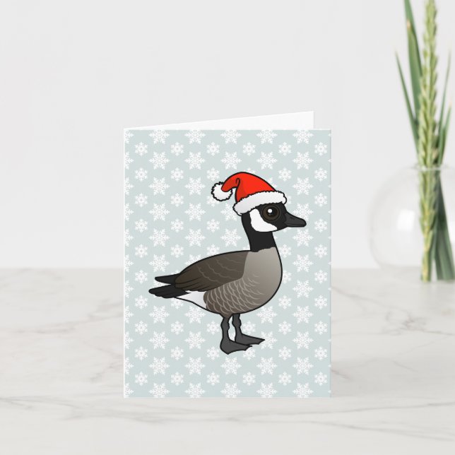 Canada Goose Santa Feiertagskarte (Vorderseite)