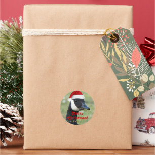 Canada Goose Wear Red Weihnachtsmannmütze Holiday Runder Aufkleber