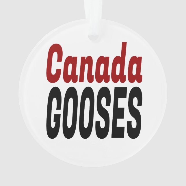 Canada Gooses LetterKenny Funny Novelty Ornament (Rückseite)