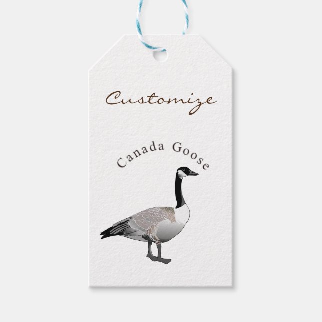 Canada Gose Gander Thunder_Cove Geschenkanhänger (Vorderseite)