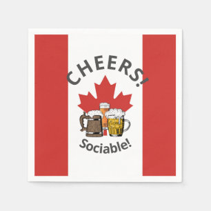 CANADA Great Canadian Beer Paper Serviette
