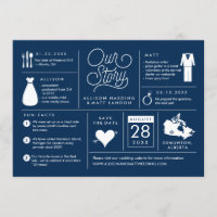 Canada Infographic Save the Date Annoucement