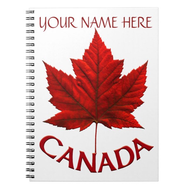 Canada Journal Souvenir Custom Notebooks Kanada Notizblock (Vorderseite)