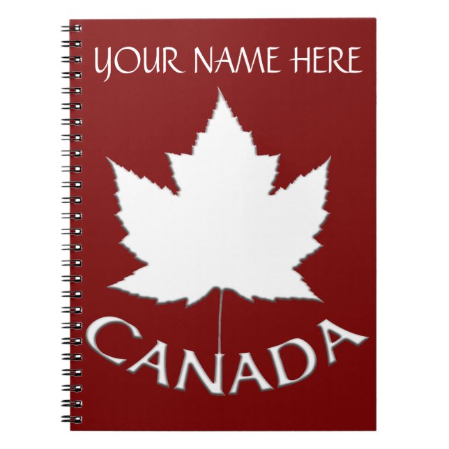 Canada Journal Souvenir Custom Notebooks Kanada Notizblock (Vorderseite)