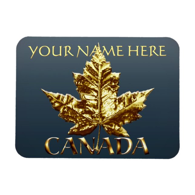 Canada Kühlschrankmagnet Gold Canada Souvenir Magn Magnet (Horizontal)