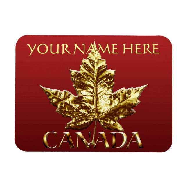 Canada Kühlschrankmagnet Gold Canada Souvenir Magn Magnet (Horizontal)