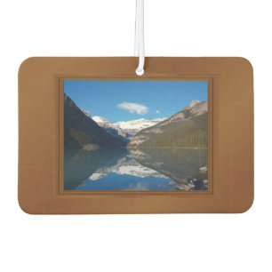 Canada Lake Louise Rocky Mountain Holzrahmen druck Autolufterfrischer