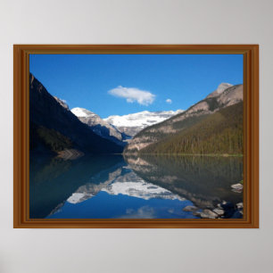 Canada Lake Louise Rocky Mountain Holzrahmen druck Poster