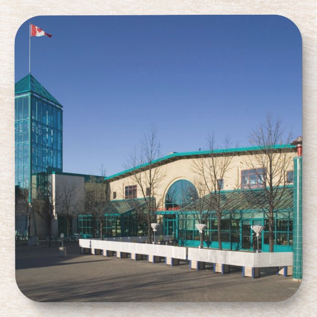 CANADA, Manitoba, Winnipeg: Der Markt für Fort Getränkeuntersetzer (Vorderseite)