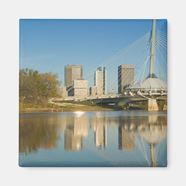 CANADA, Manitoba, Winnipeg: Esplanade Riel 2 Magnet (Vorne)