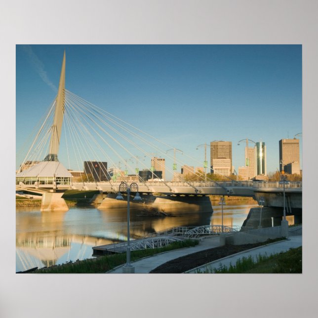 CANADA, Manitoba, Winnipeg: Esplanade Riel Poster (Vorne)