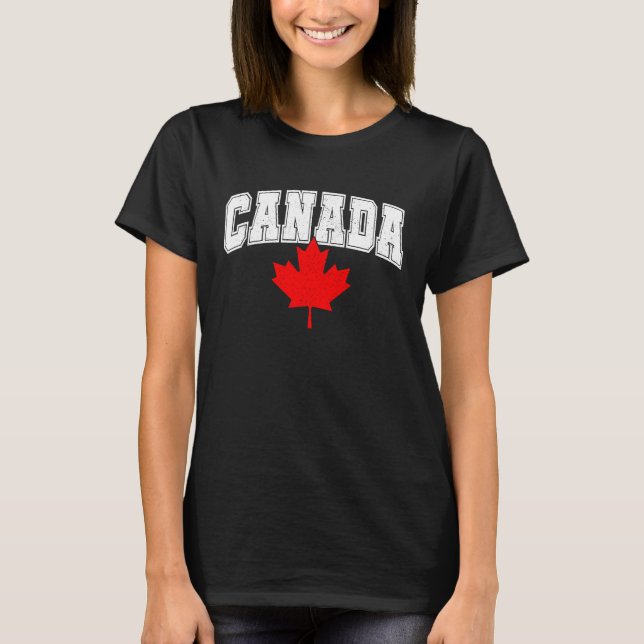Canada Maple Leaf Canadian Flag Pride  6 T-Shirt (Vorderseite)