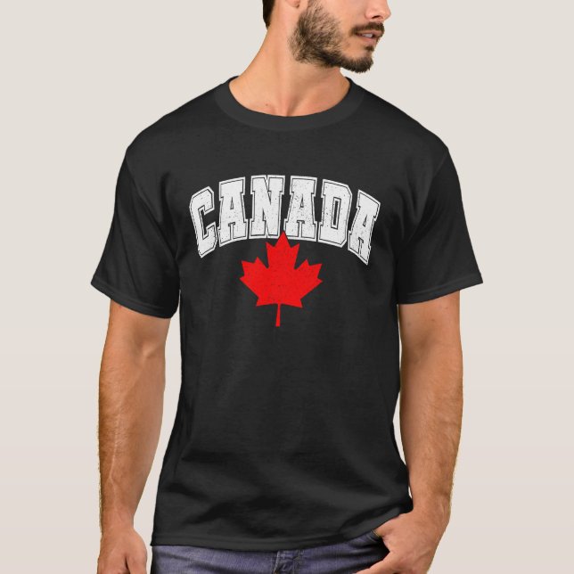 Canada Maple Leaf Canadian Flag Pride  6 T-Shirt (Vorderseite)