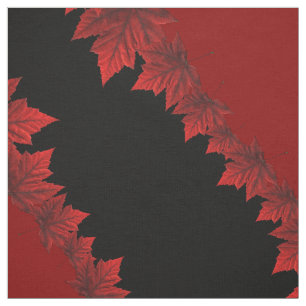 Canada Maple Leaf Fabric Custom Canada Fabric Stoff