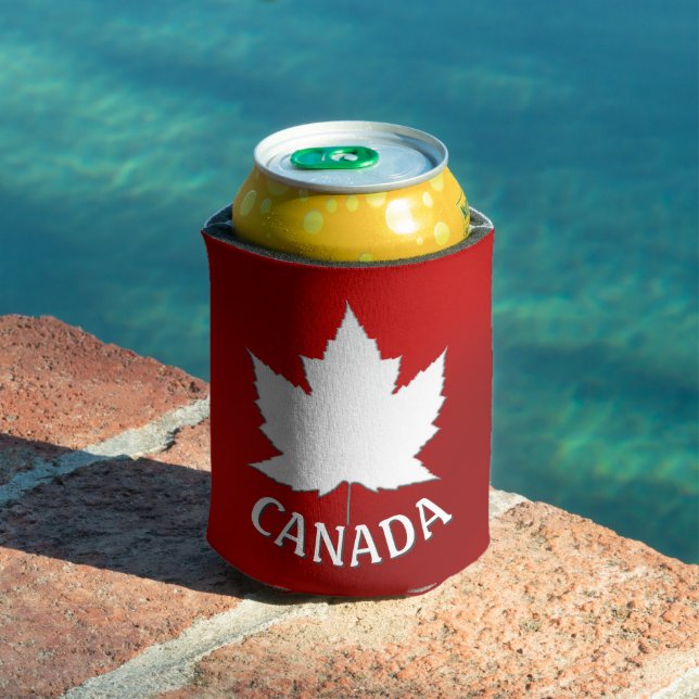 Canada Maple Leaf kann Personalisiertes Souvenir k Dosenkühler (In Situ Pool)