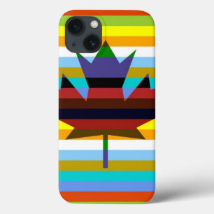 Canada Maple Leaf Pop Art iPhone 13 Hülle