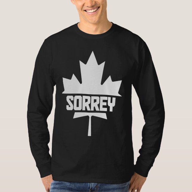 Canada Maple Leaf Sorrey  Canadian Flag  1 T-Shirt (Vorderseite)
