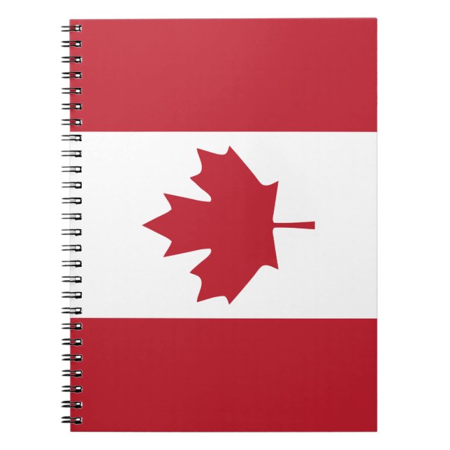 Canada Maple Leaf Spiral Notebook Notizblock (Vorderseite)