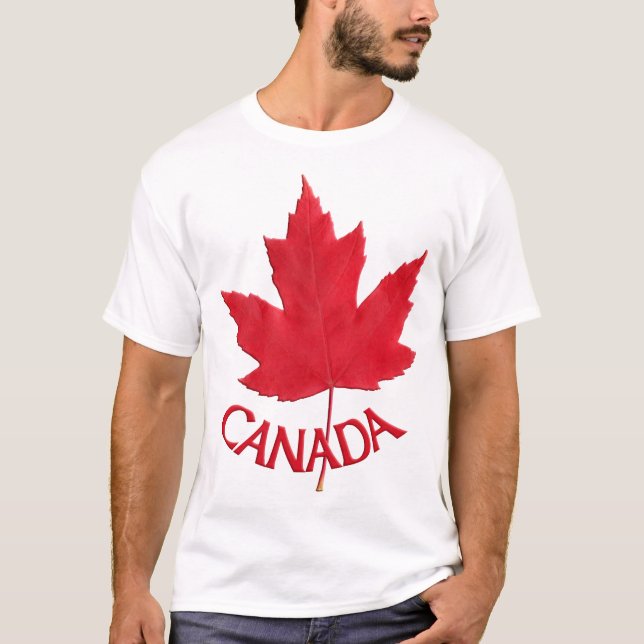Canada Maple Leaf T - Shirt Canada Souvenir Shirt (Vorderseite)