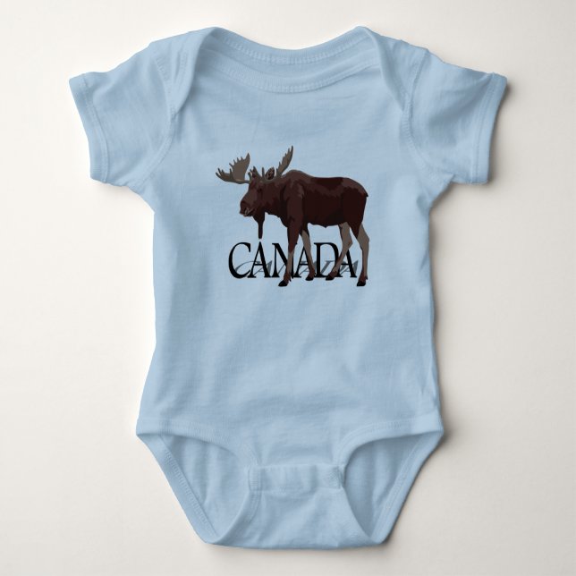 Canada Moose Baby Rompers Baby Canada Souvenirs (Vorderseite)