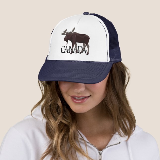 Canada Moose Cap Personalisiert Canada Trucker Cap Truckerkappe (Beispiel)