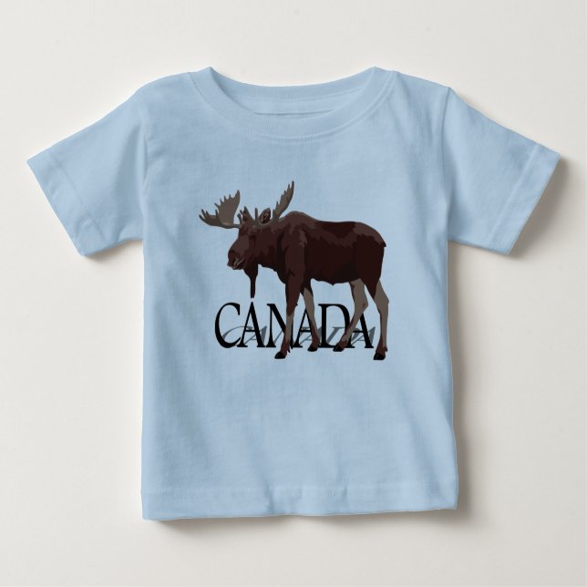 Canada Moose Shirts Baby Canadian Moose Sweatshirt (Vorderseite)