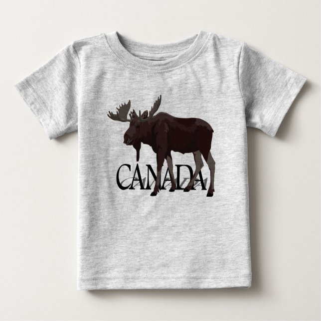 Canada Moose Shirts Baby Canadian Moose Sweatshirt (Vorderseite)