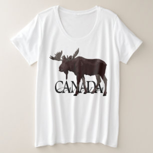 Canada Moose Shirts Plus Size Moose T - Shirt