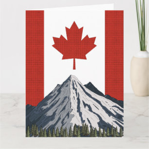 Canada Mountain Travel Poster Karte