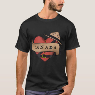 Canada Mountie, Canada Day, I Liebe Canada T-Shirt