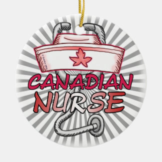 Canada Nurse Keramikornament