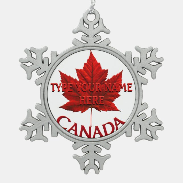 Canada Ornament Personalisiert Canada Souvenir (Vorderseite)
