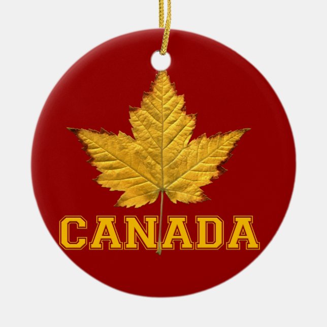 Canada Ornament Souvenir Personalisiert Canada Gif (Vorne)