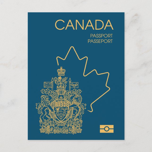 Canada passport postkarte (Vorderseite)