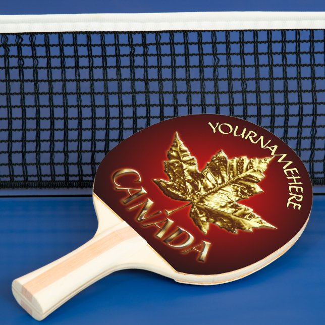 Canada Ping Pong Paddles Sporty Canada Personalize Tischtennis Schläger (InSitu)