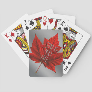 Canada Playing Cards Strong & Free Cards Customize Spielkarten