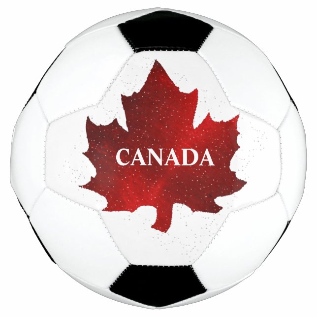 CANADA Red Maple Leaf Soccer Ball (Vorderseite)