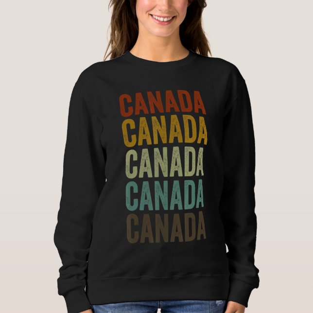 Canada Retro Vintage Sweatshirt (Vorderseite)