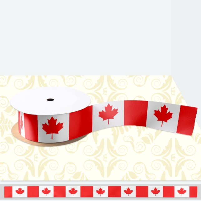 Canada Ribbon, Mode/Sport, kanadische Flagge Satinband (Von Creator hochgeladen)
