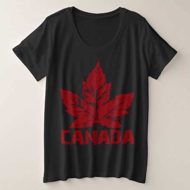 Canada Shirt Plus Size T - Shirt Cool Canada Shirt (Design vorne)