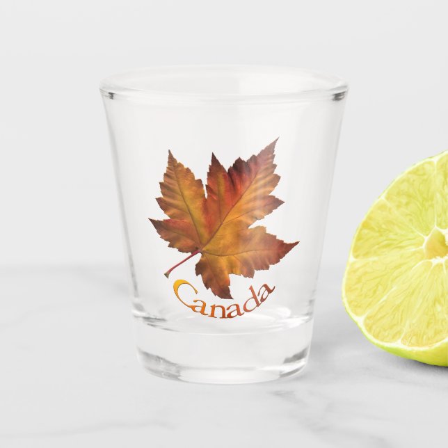 Canada Shot Glasses Canada Maple Leaf Souvenirs Schnapsglas (Vorderseite)