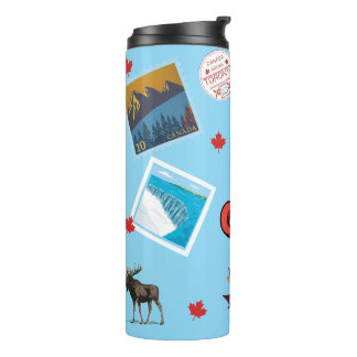 Canada Sights to See Colorful Canadian Pride Thermosbecher