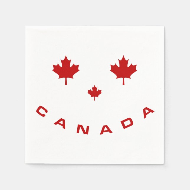 Canada Smile Napkins Serviette (Vorderseite)