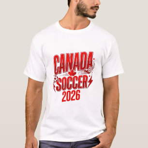 Canada Soccer 2026 Fußball Bold Country Typography T-Shirt